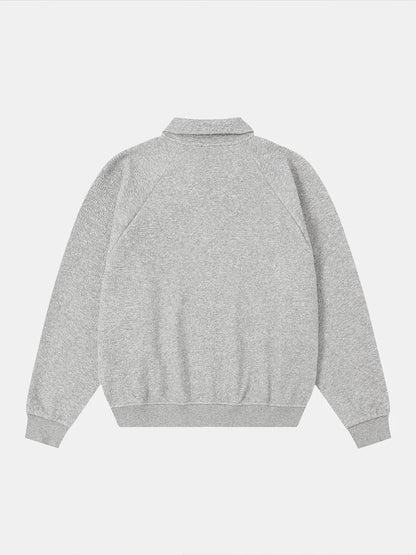 380 GSM BUBBLE CROPED 'FLOER GRAY' JACKET