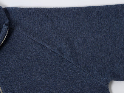 380 GSM BUBBLE CROPED 'DENIM BLUE' JACKET