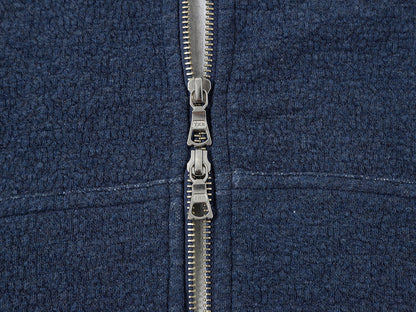 380 GSM BUBBLE CROPED 'DENIM BLUE' JACKET
