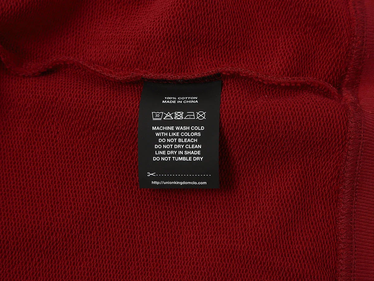 480 GSM TERRY LOOSE FIT 'BURGUNDY' HOODIE
