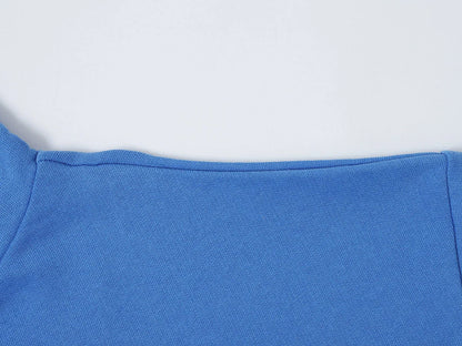 480 GSM TERRY BOX 'BRIGHT BLUE' ZIP-UP HOODIE