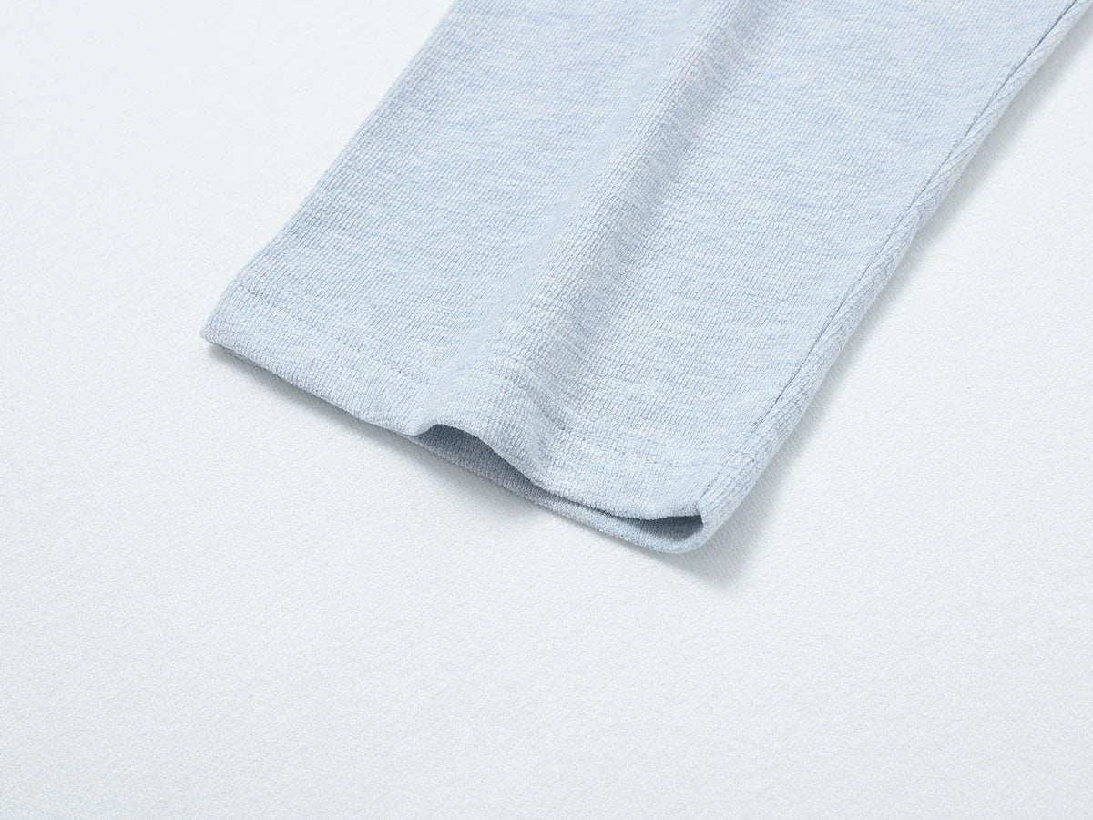 250 GSM TERRY TEXTURE RALAN SOFT 'LIGHT BLUE' LONG SLEEVE