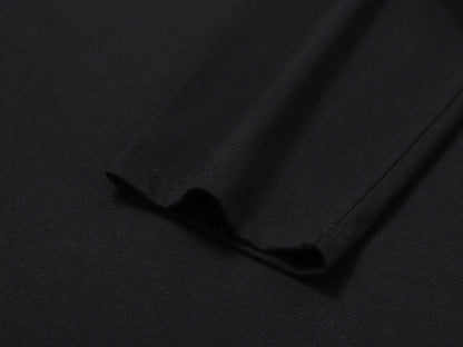 280 GSM RAW COTTON RALAN 'BLACK' LONG SLEEVE