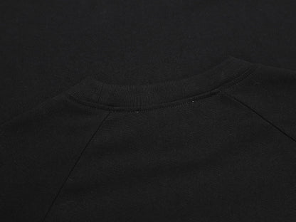 280 GSM RAW COTTON RALAN 'BLACK' LONG SLEEVE