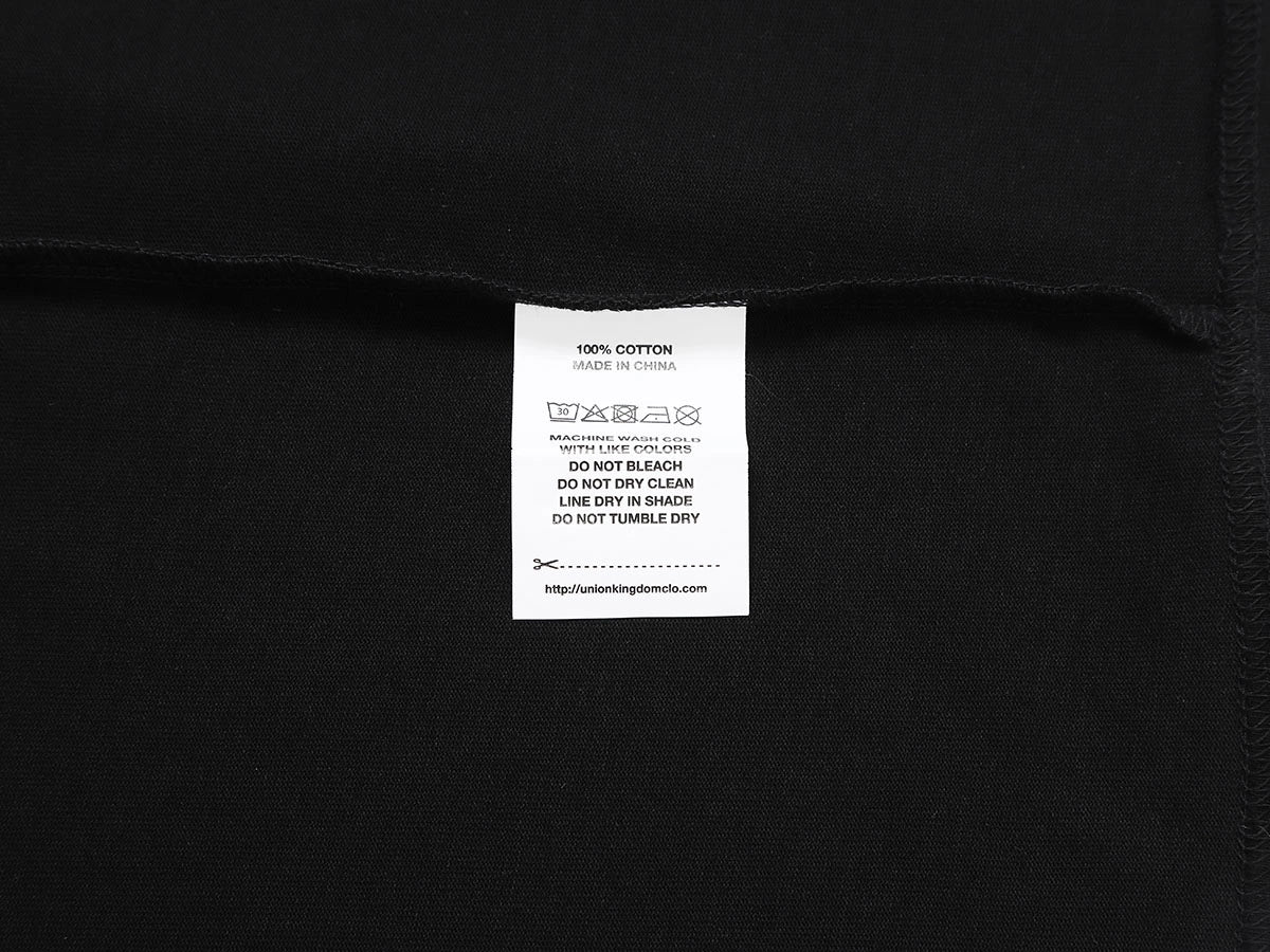280 GSM RAW COTTON RALAN 'BLACK' LONG SLEEVE