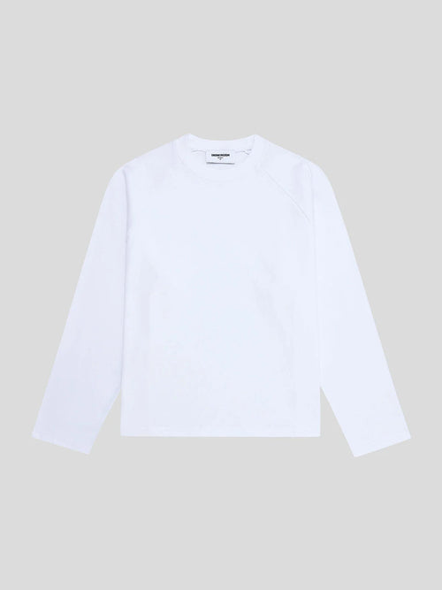 280 GSM RAW COTTON RALAN 'WHITE' LONG SLEEVE