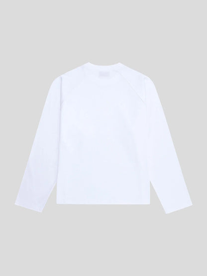 280 GSM RAW COTTON RALAN 'WHITE' LONG SLEEVE