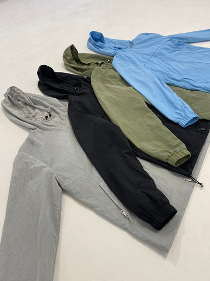 Capo Crinkle Lightweight Jacket - Sky Blue