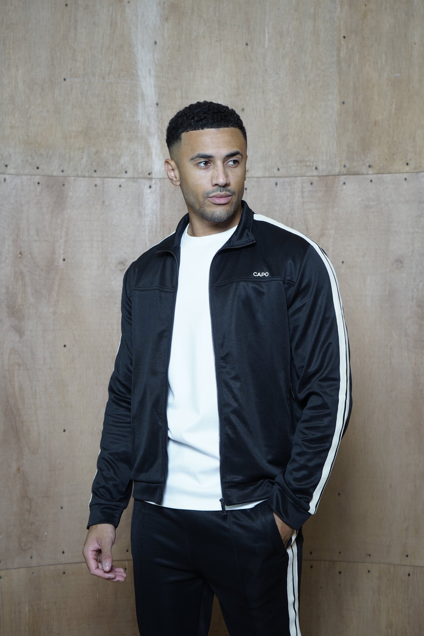 Capo Tape Track Jacket - Black