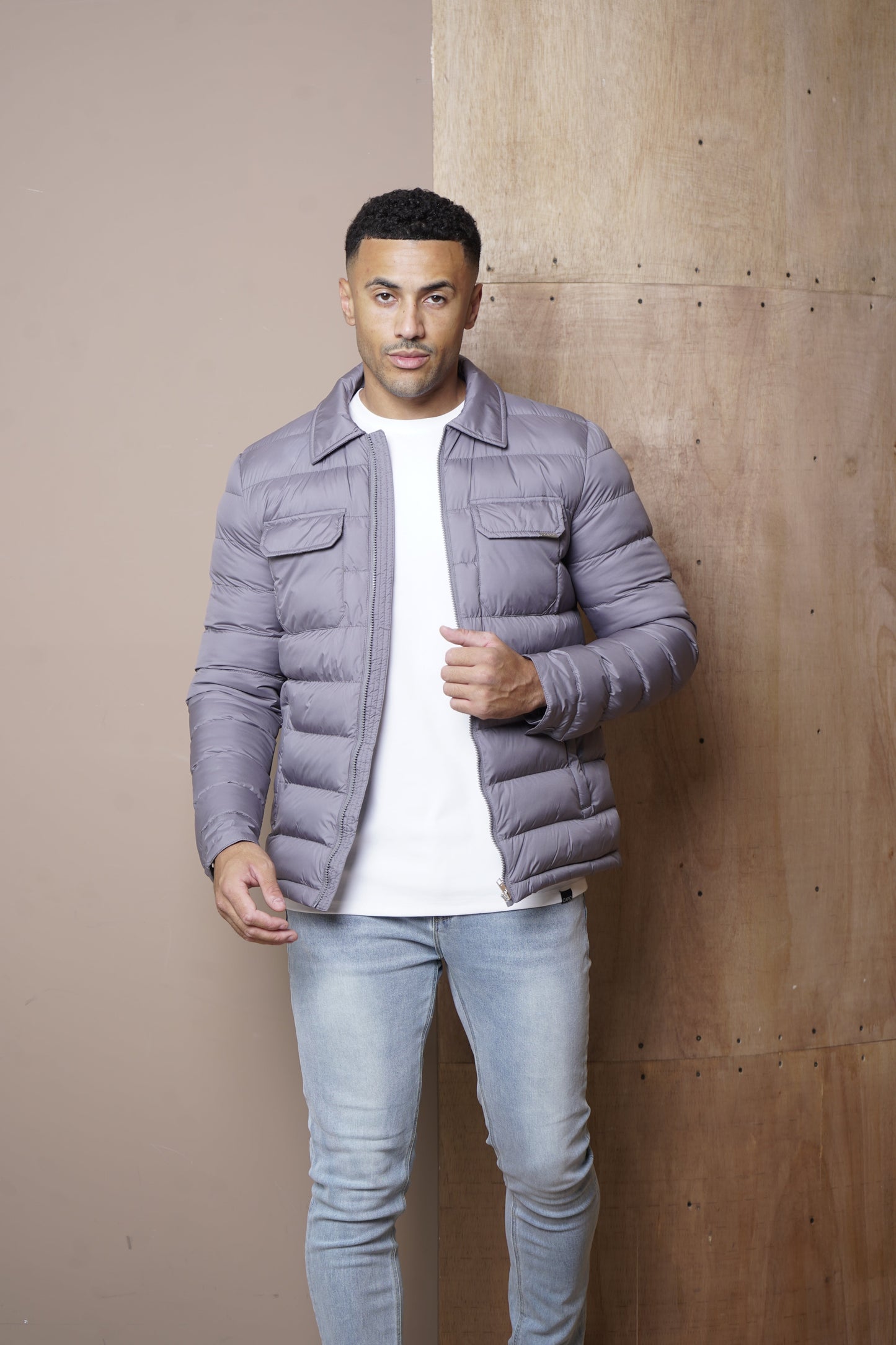 Capo Lightweight Padded Jacket - Charcoal
