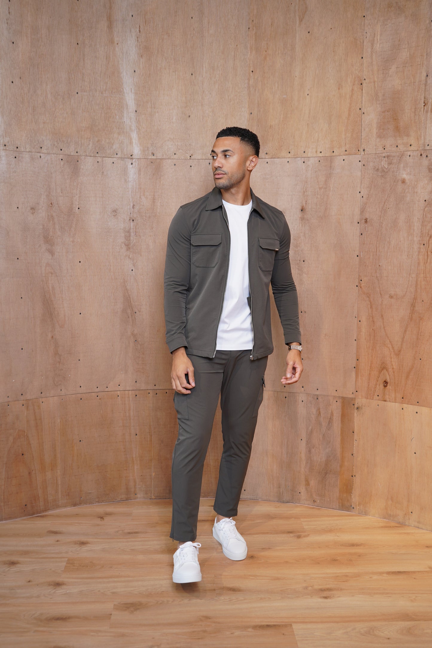 Capo Utility Overshirt - Khaki