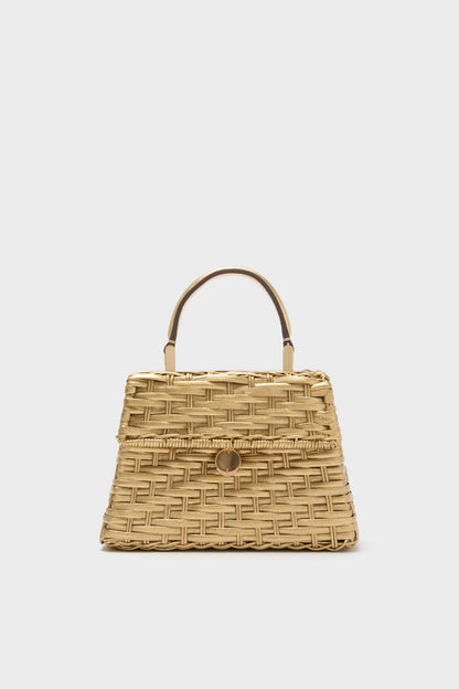 Brushed Brass Nano Sybil Crossbody