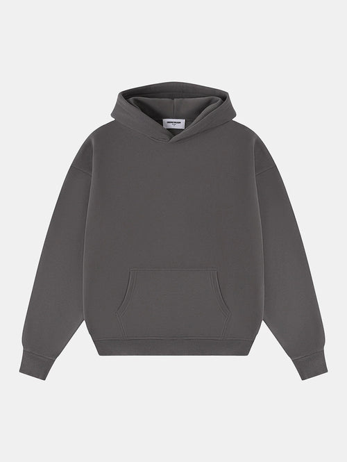 360 GSM CROPPED FIT 'FOG GRAY' HOODIE