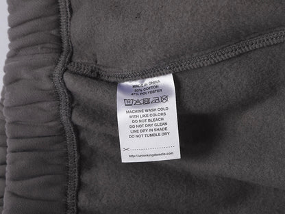 360 GSM NORMAL FIT STRAIGHT 'FOG GRAY' PANTS