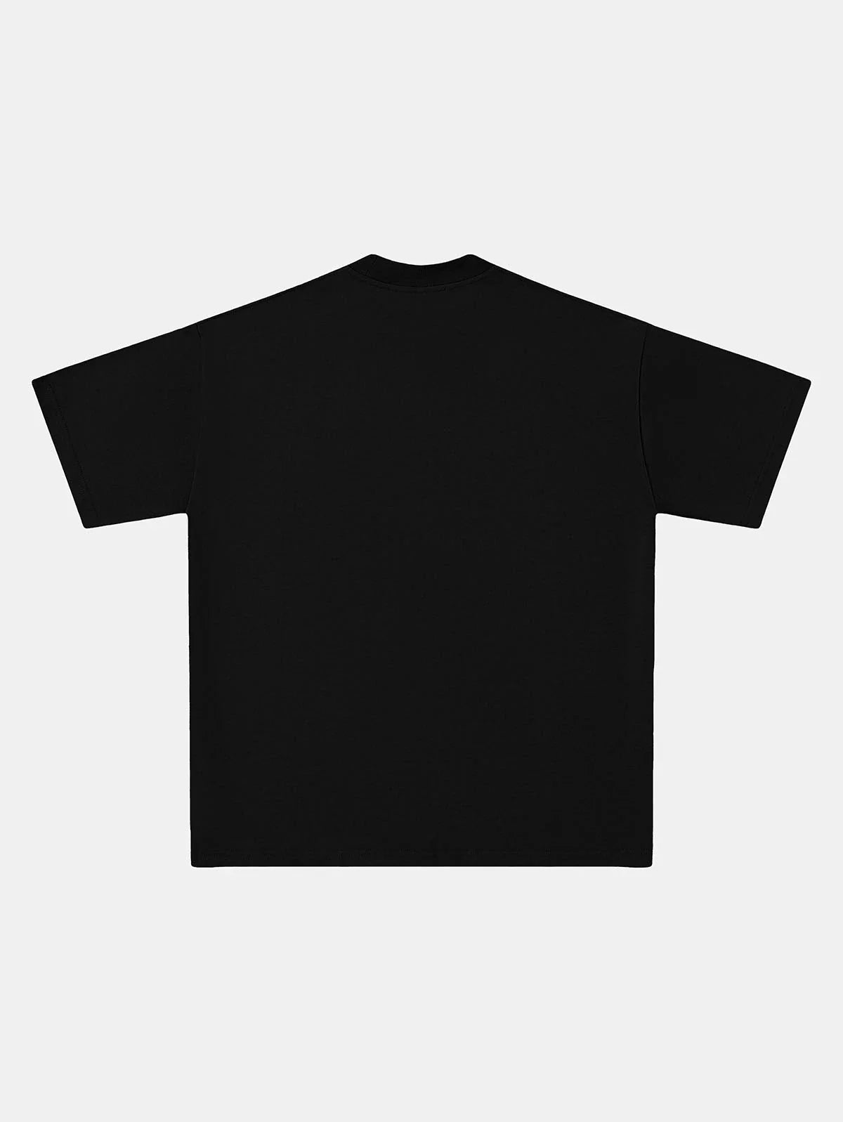 220 GSM LOOSE FIT 'BLACK' T-SHIRT