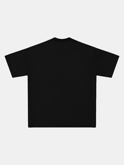 280 GSM LOOSE FIT 'BLACK' T-SHIRT