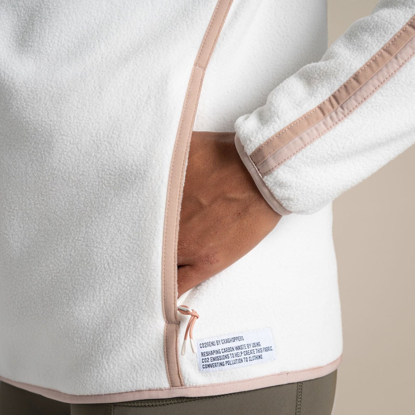 Craghoppers Womens CO2Renu II Quick Drying Half Zip Fleece