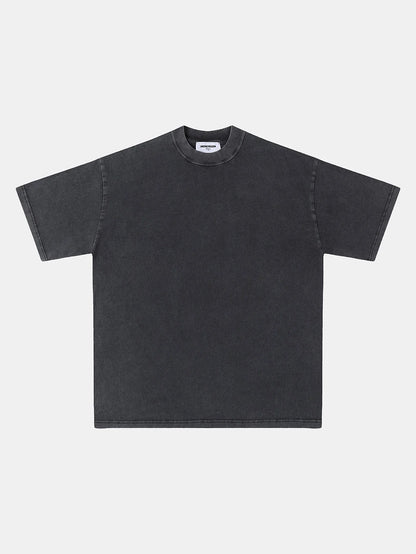 250 GSM LOOSE FIT 'WASH GRAY' T-SHIRT