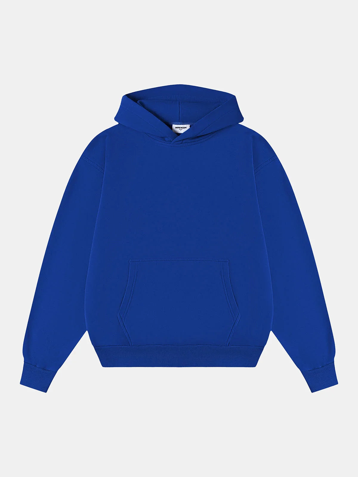 480 GSM LOOSE FIT 'CHEMICAL BLUE' HOODIE
