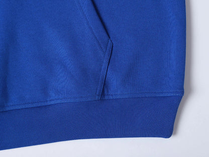 480 GSM LOOSE FIT 'CHEMICAL BLUE' HOODIE