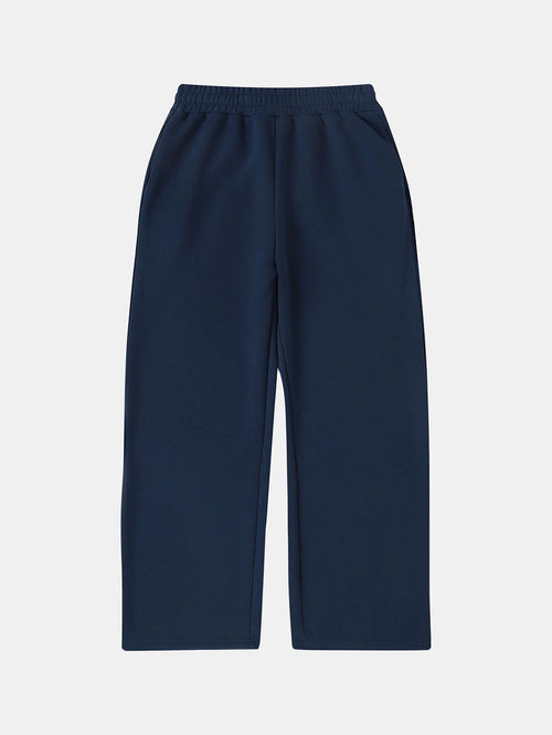 500 GSM LOOSE FIT WIDE LEG 'DENIM BLUE' SWEATPANTS