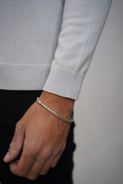 Capo Egyptian Cotton Crew Neck Jumper - Stone