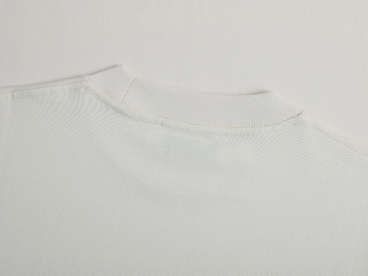 320 GSM LOOSE FIT 'SILVER WHITE' T-SHIRT