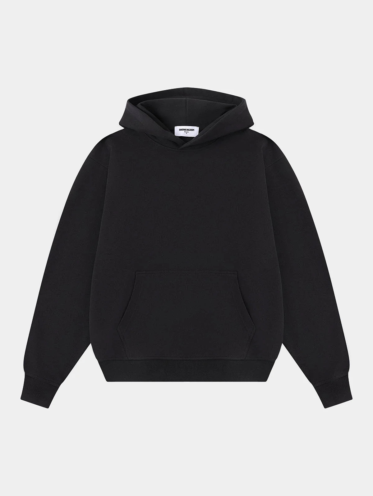 480 GSM TERRY LOOSE FIT 'BLACK' HOODIE