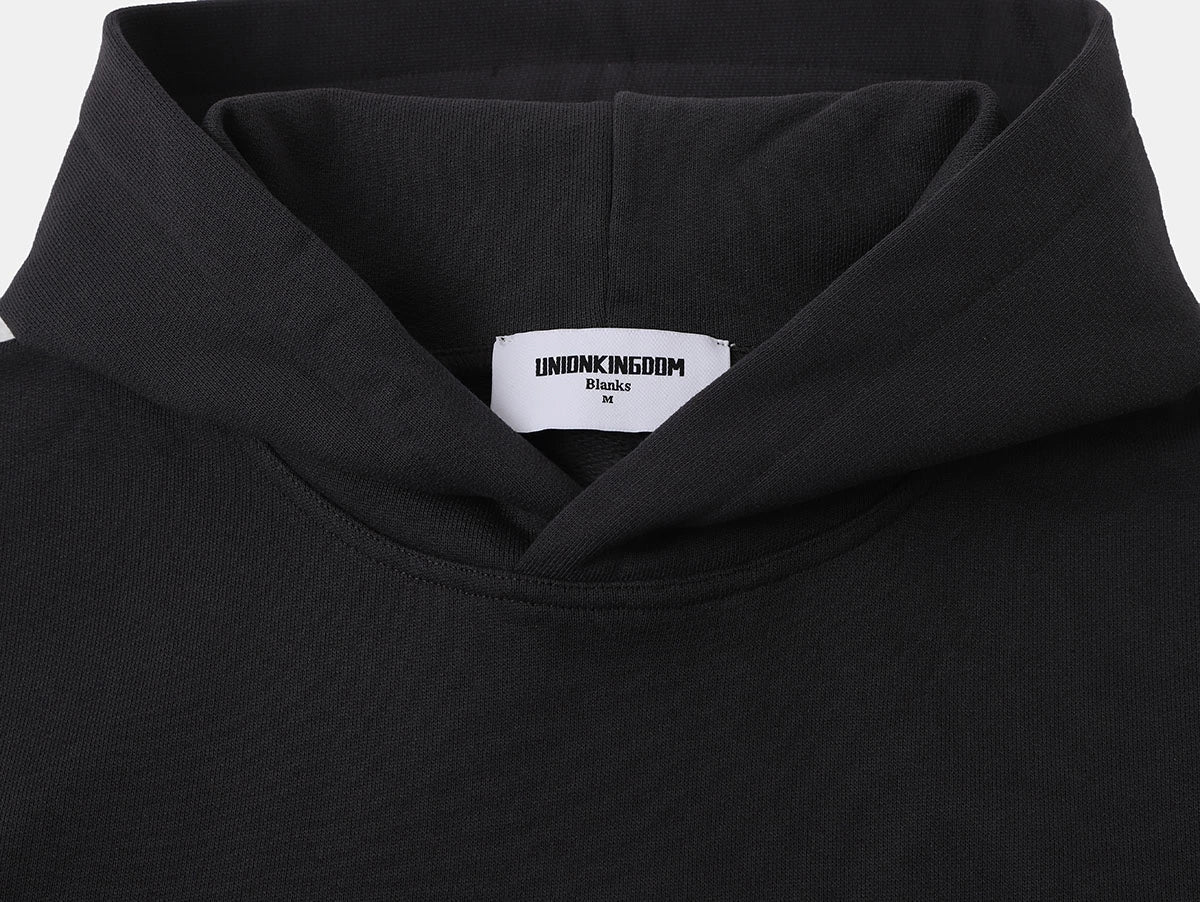 480 GSM TERRY LOOSE FIT 'BLACK' HOODIE
