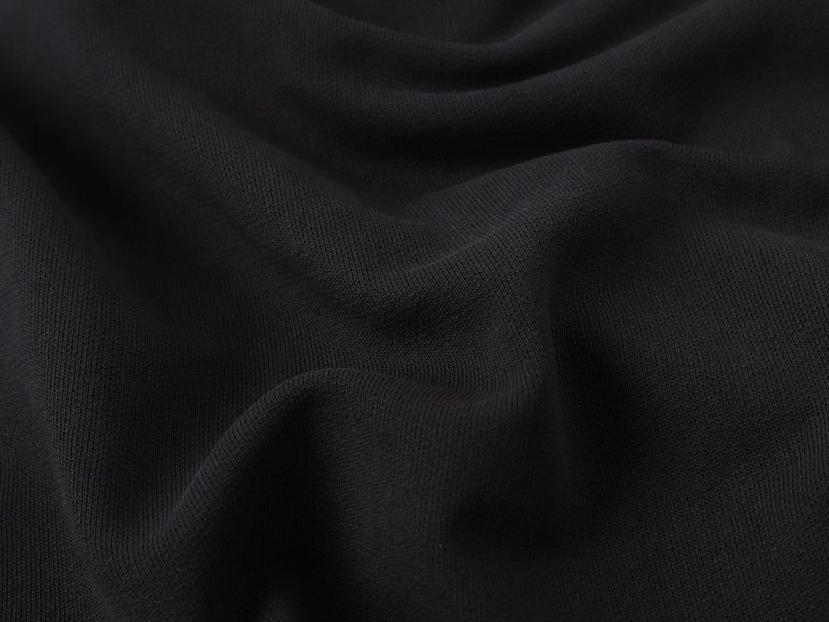 480 GSM TERRY LOOSE FIT 'BLACK' HOODIE