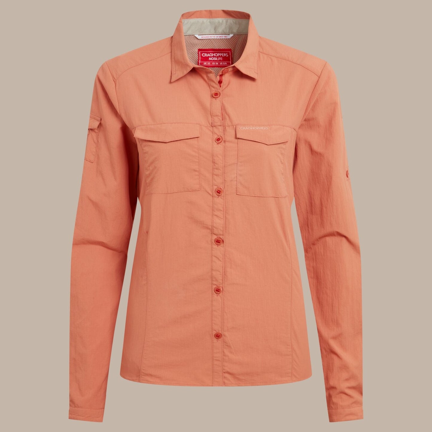 Craghoppers Womens NosiLife Adventure 3 Long Sleeve Shirt