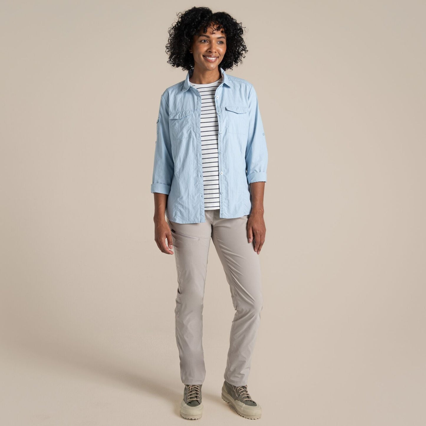 Craghoppers Womens NosiLife Adventure 3 Long Sleeve Shirt
