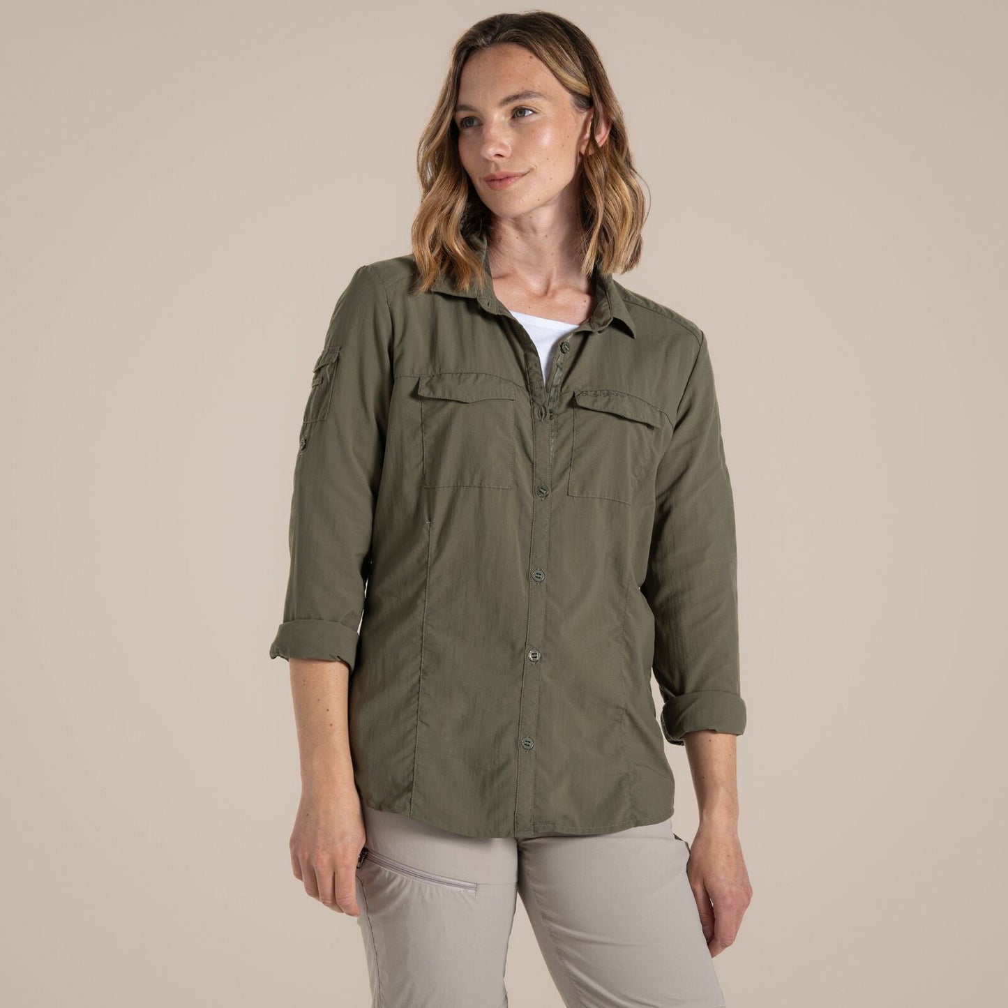 Craghoppers Womens NosiLife Adventure 3 Long Sleeve Shirt