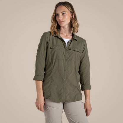 Craghoppers Womens NosiLife Adventure 3 Long Sleeve Shirt