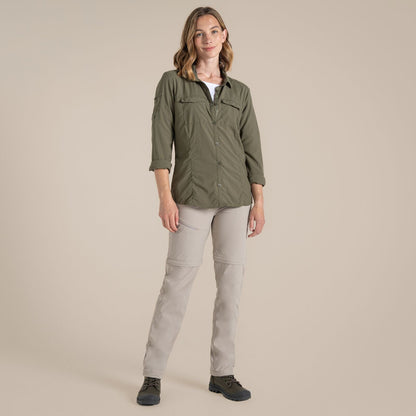 Craghoppers Womens NosiLife Adventure 3 Long Sleeve Shirt