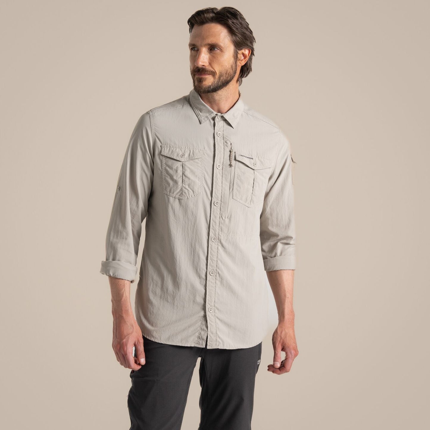 Craghoppers Mens NosiLife Adventure III Long Sleeve Shirt