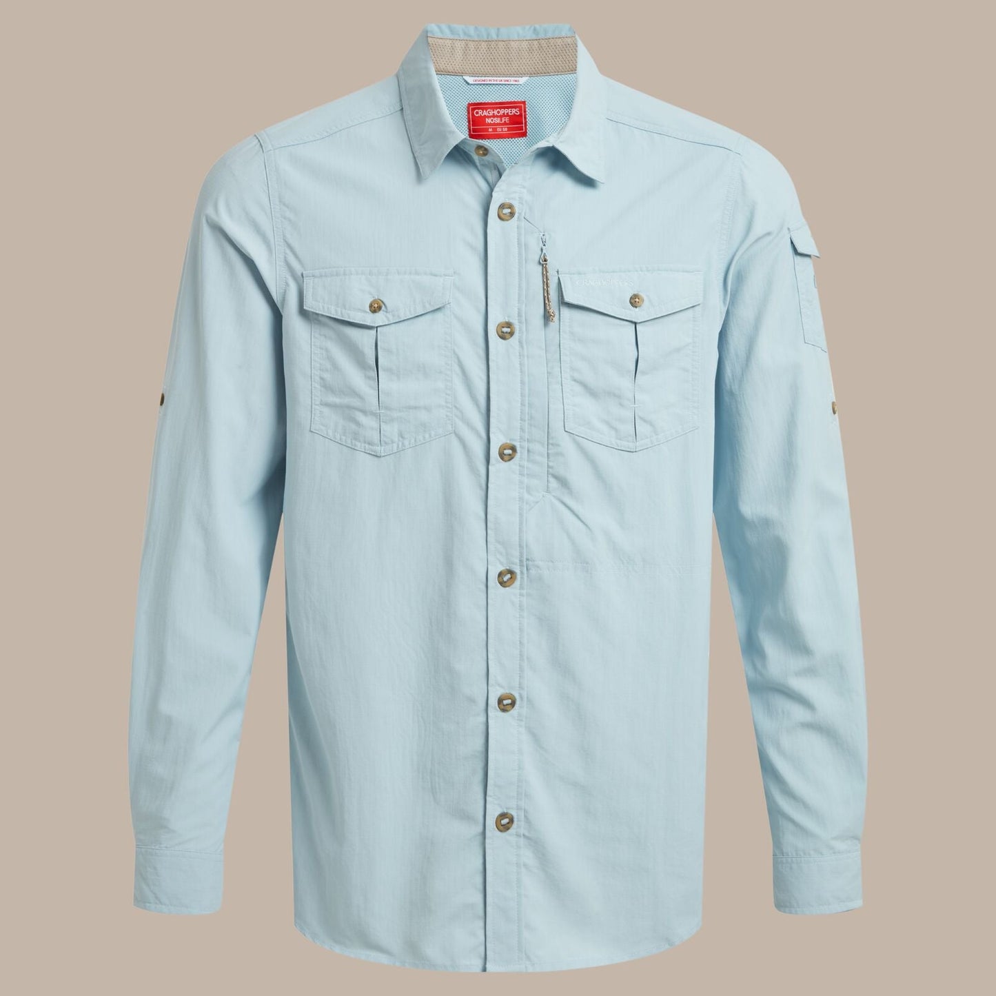 Craghoppers Mens NosiLife Adventure III Long Sleeve Shirt