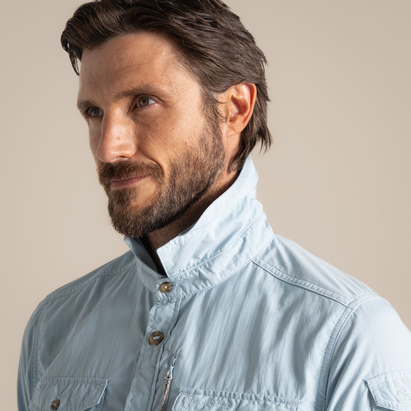 Craghoppers Mens NosiLife Adventure III Long Sleeve Shirt