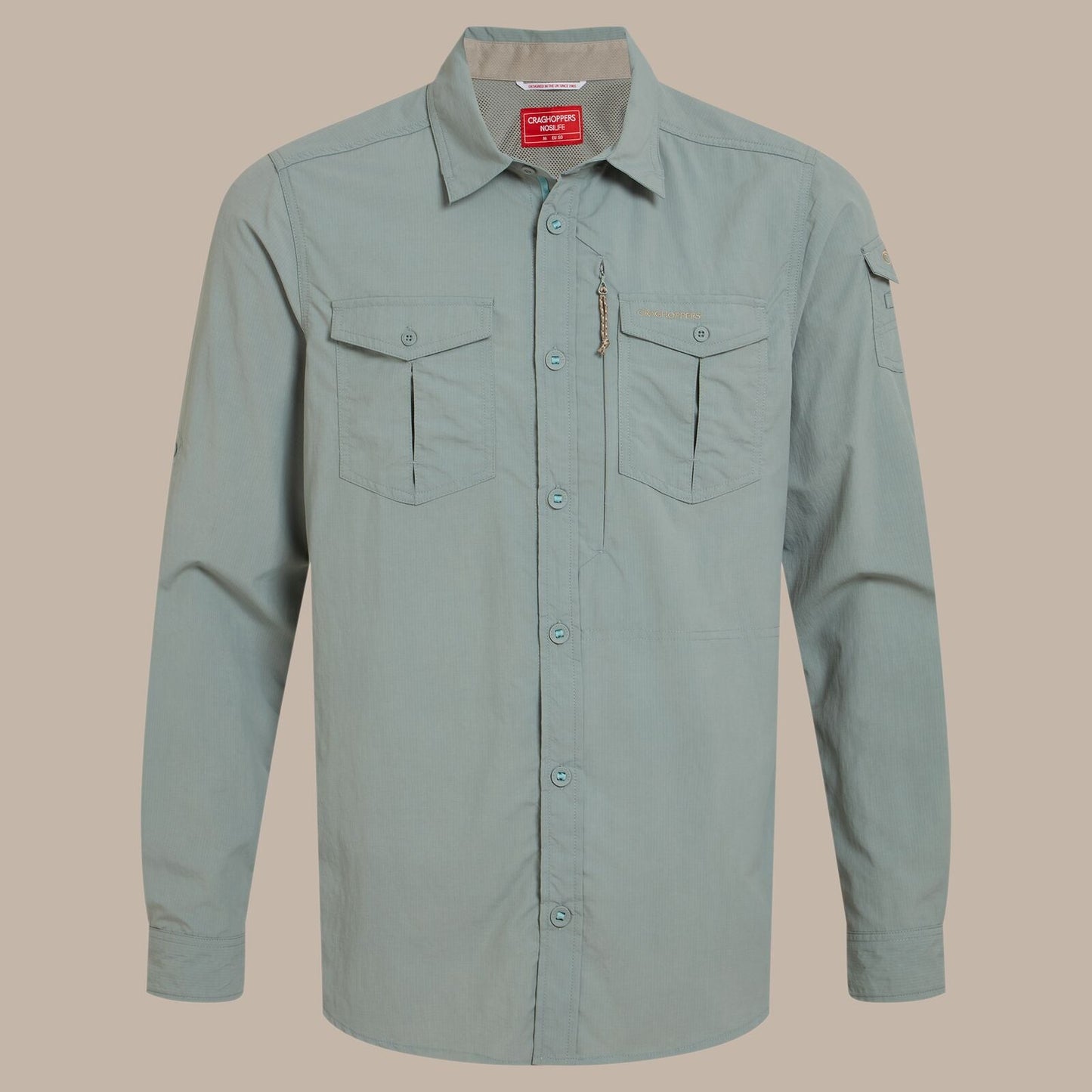 Craghoppers Mens NosiLife Adventure III Long Sleeve Shirt