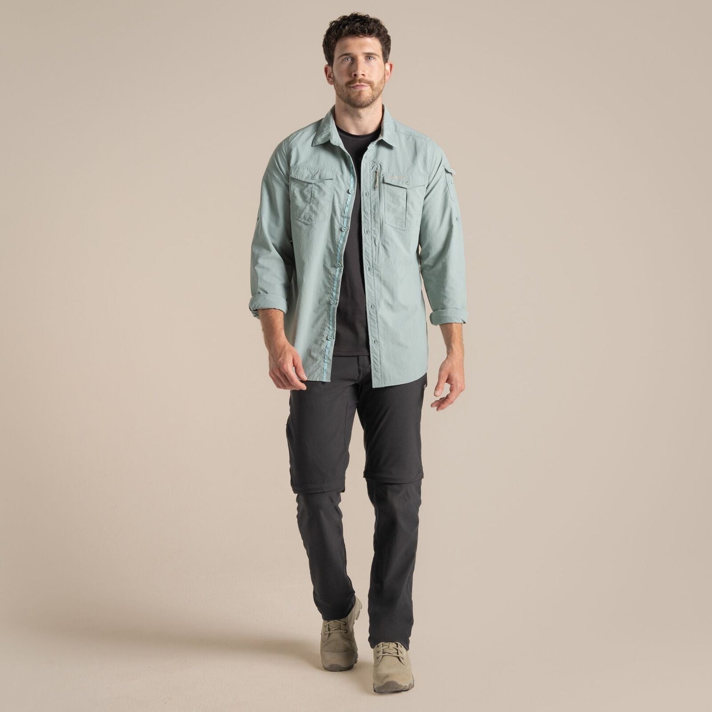 Craghoppers Mens NosiLife Adventure III Long Sleeve Shirt