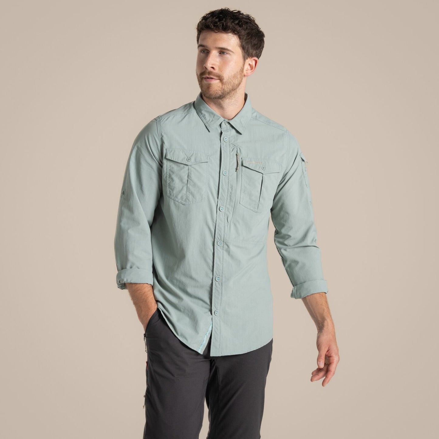 Craghoppers Mens NosiLife Adventure III Long Sleeve Shirt