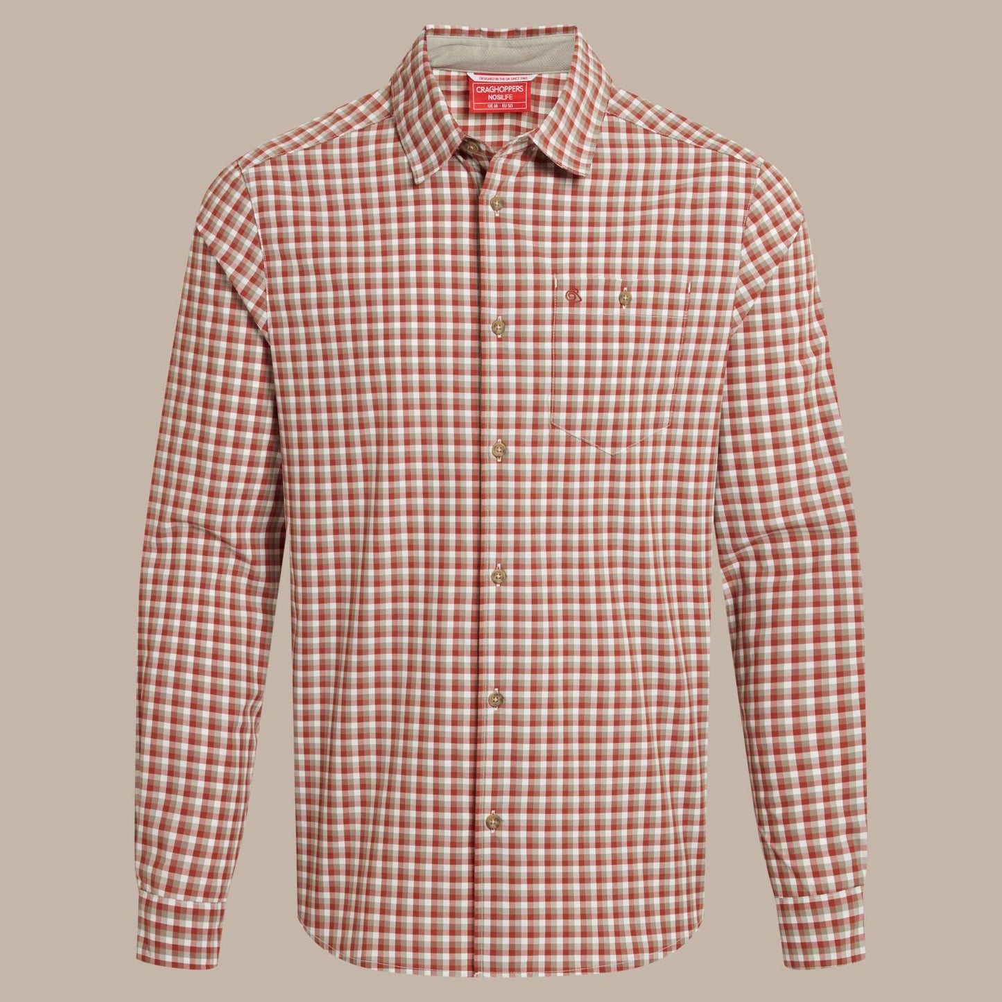 Craghoppers Mens NosiLife Nuoro Long Sleeve Shirt