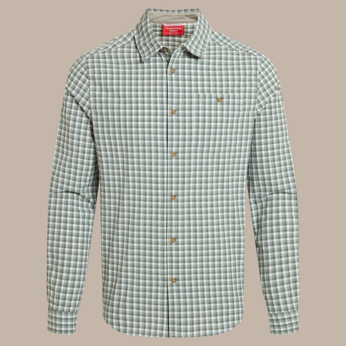 Craghoppers Mens NosiLife Nuoro Long Sleeve Shirt
