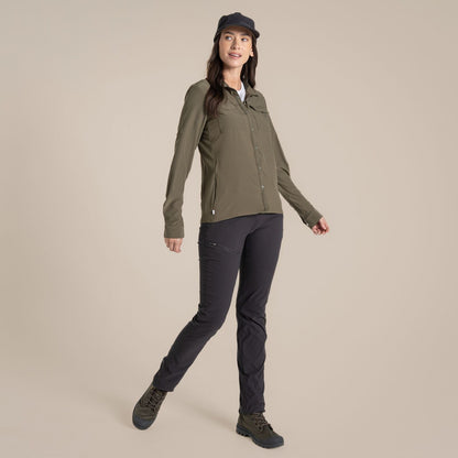 Craghoppers Womens NosiLife Pro 3 UPF Long Sleeve Shirt