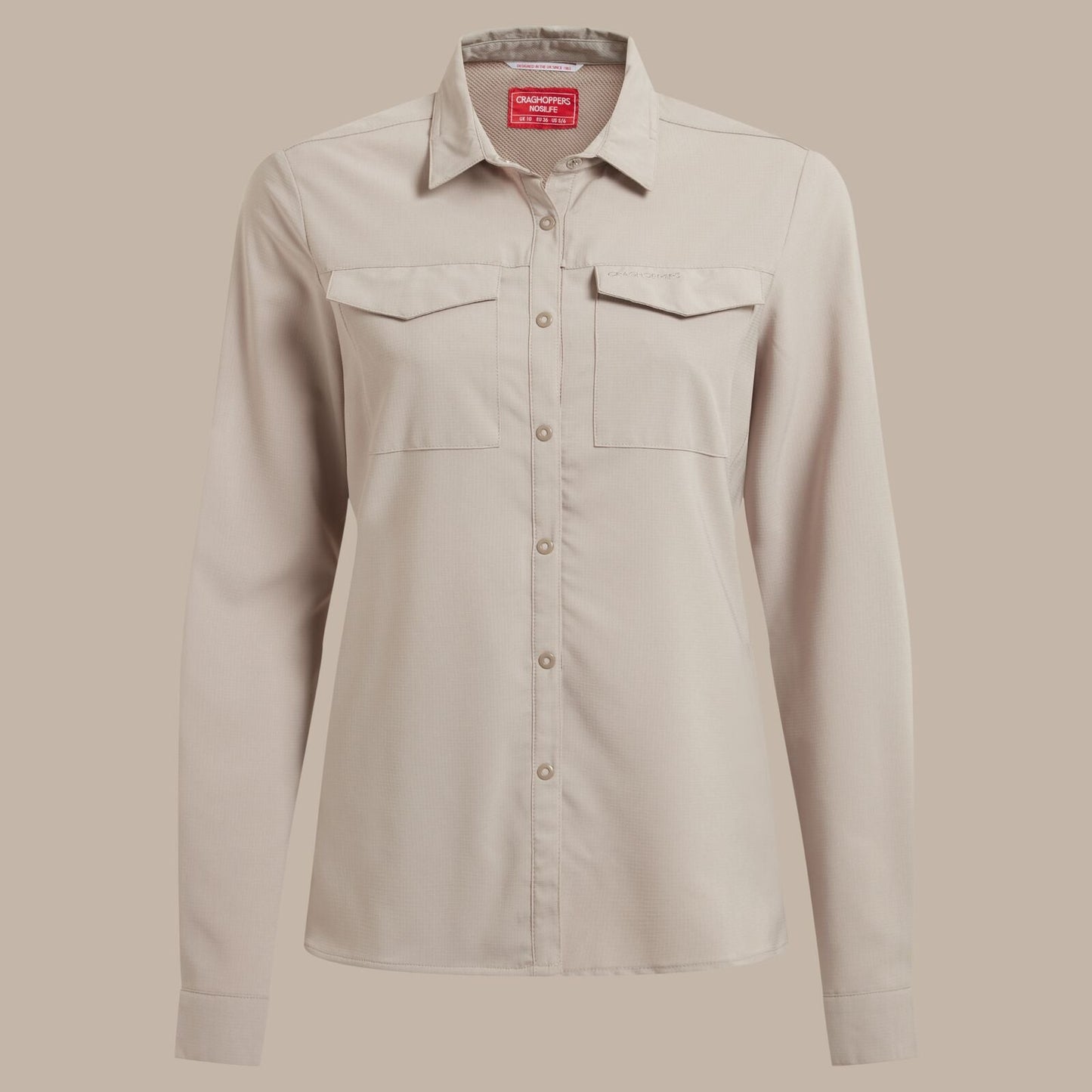 Craghoppers Womens NosiLife Pro 3 UPF Long Sleeve Shirt