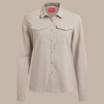 Craghoppers Womens NosiLife Pro 3 UPF Long Sleeve Shirt