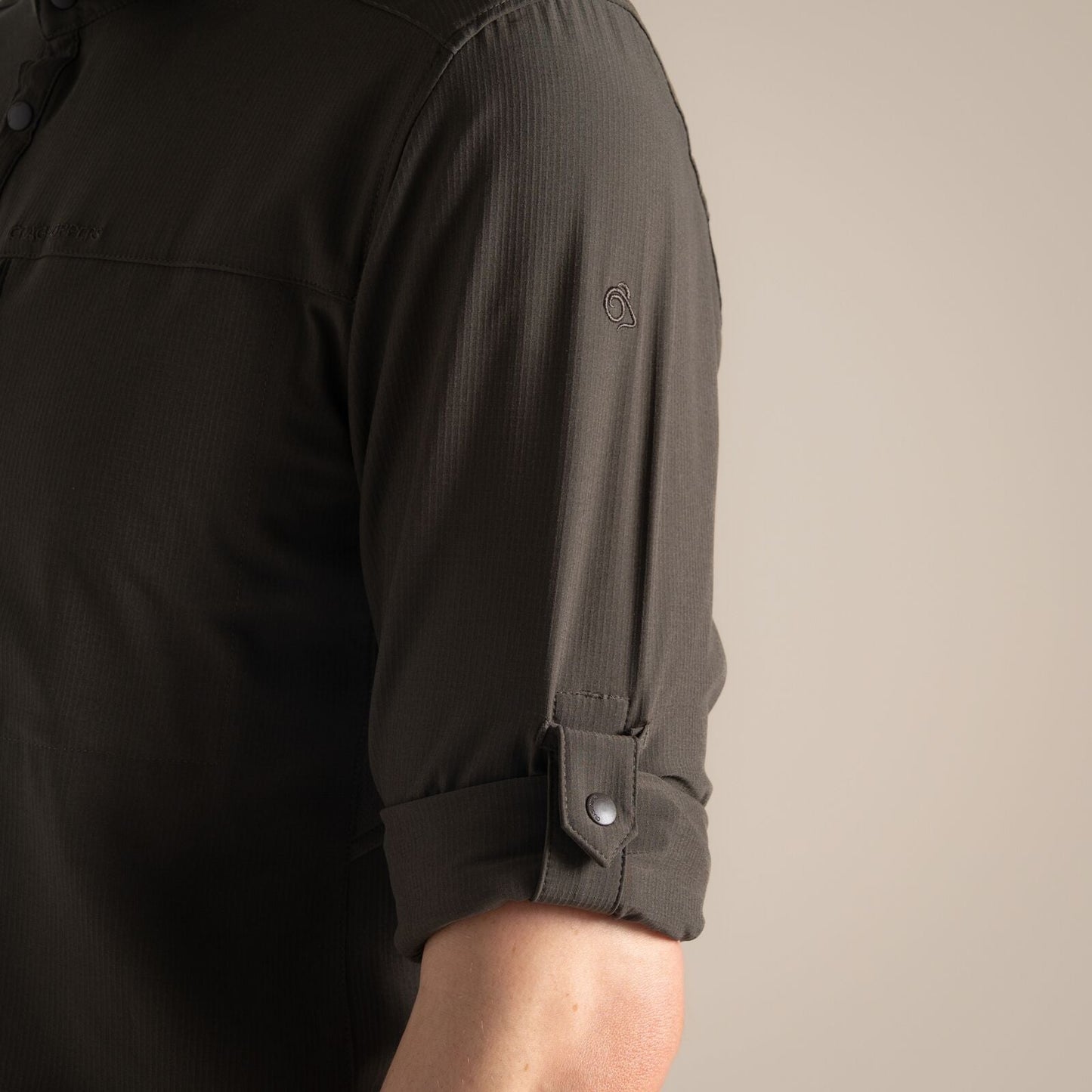 Craghoppers Mens NosiLife Pro V UPF Long Sleeve Shirt