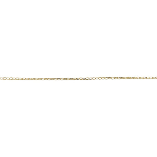 Small Oval Link Chain (Gold Plated) 22 INCH/56CM