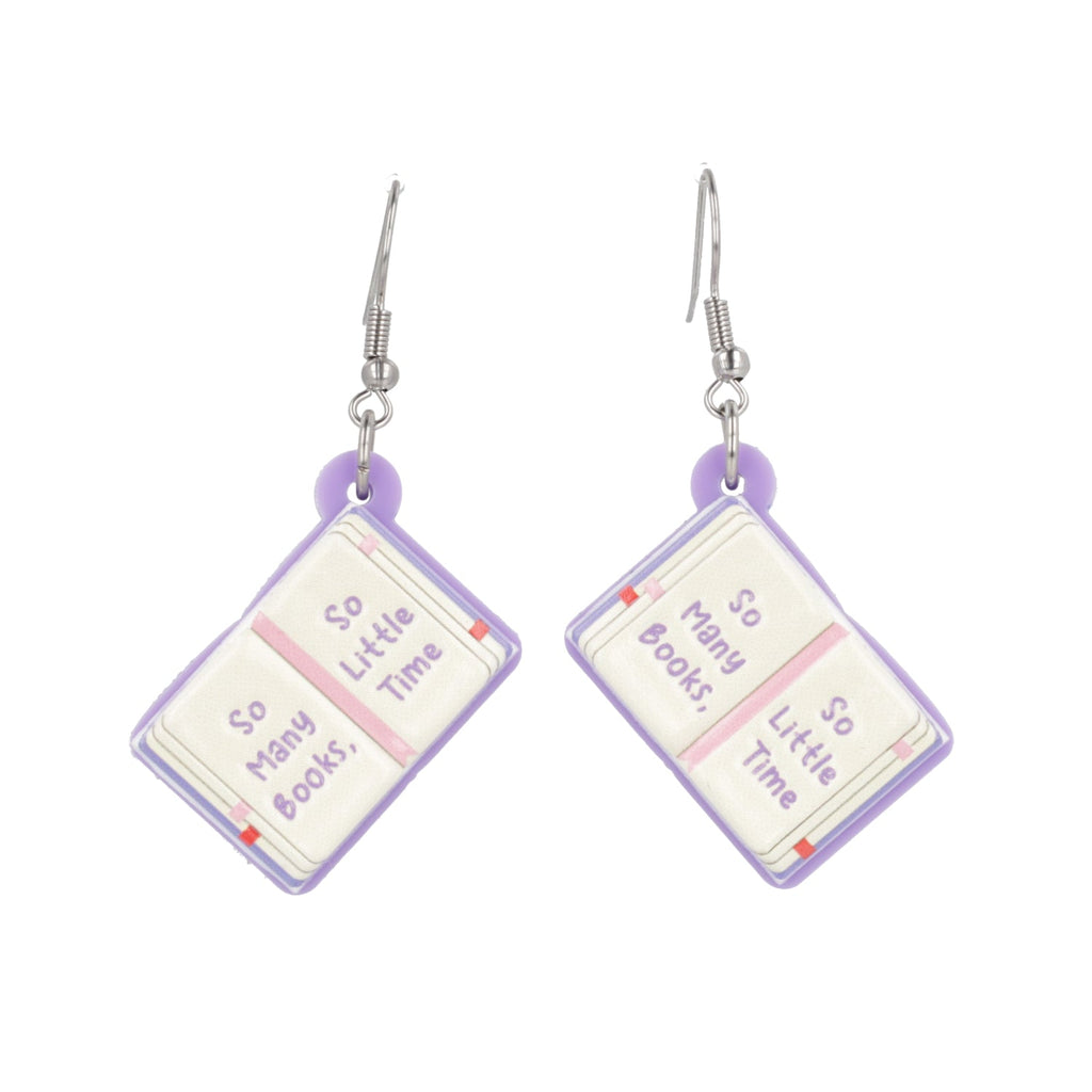 So Many Books Earrings