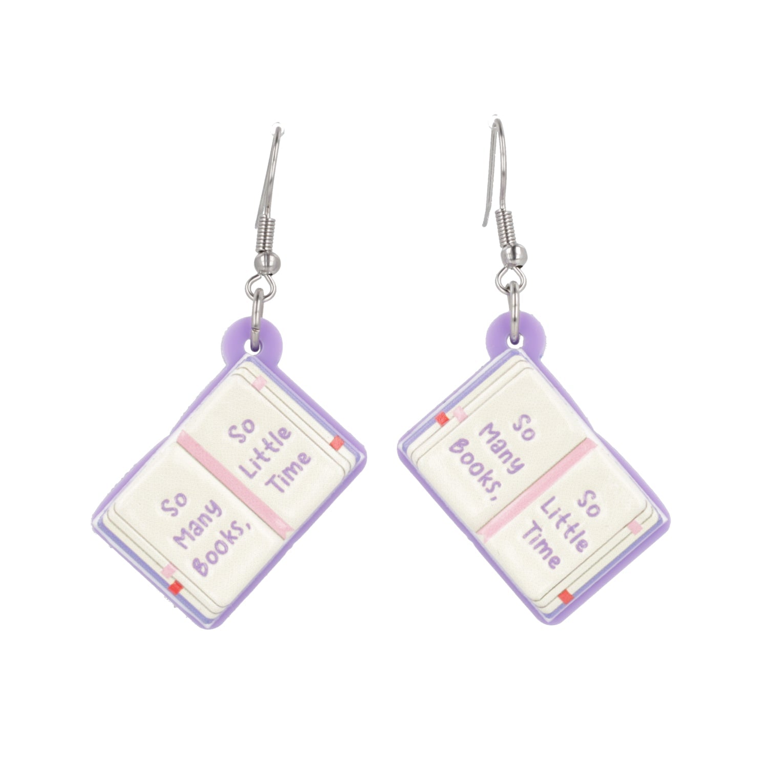So Many Books Earrings